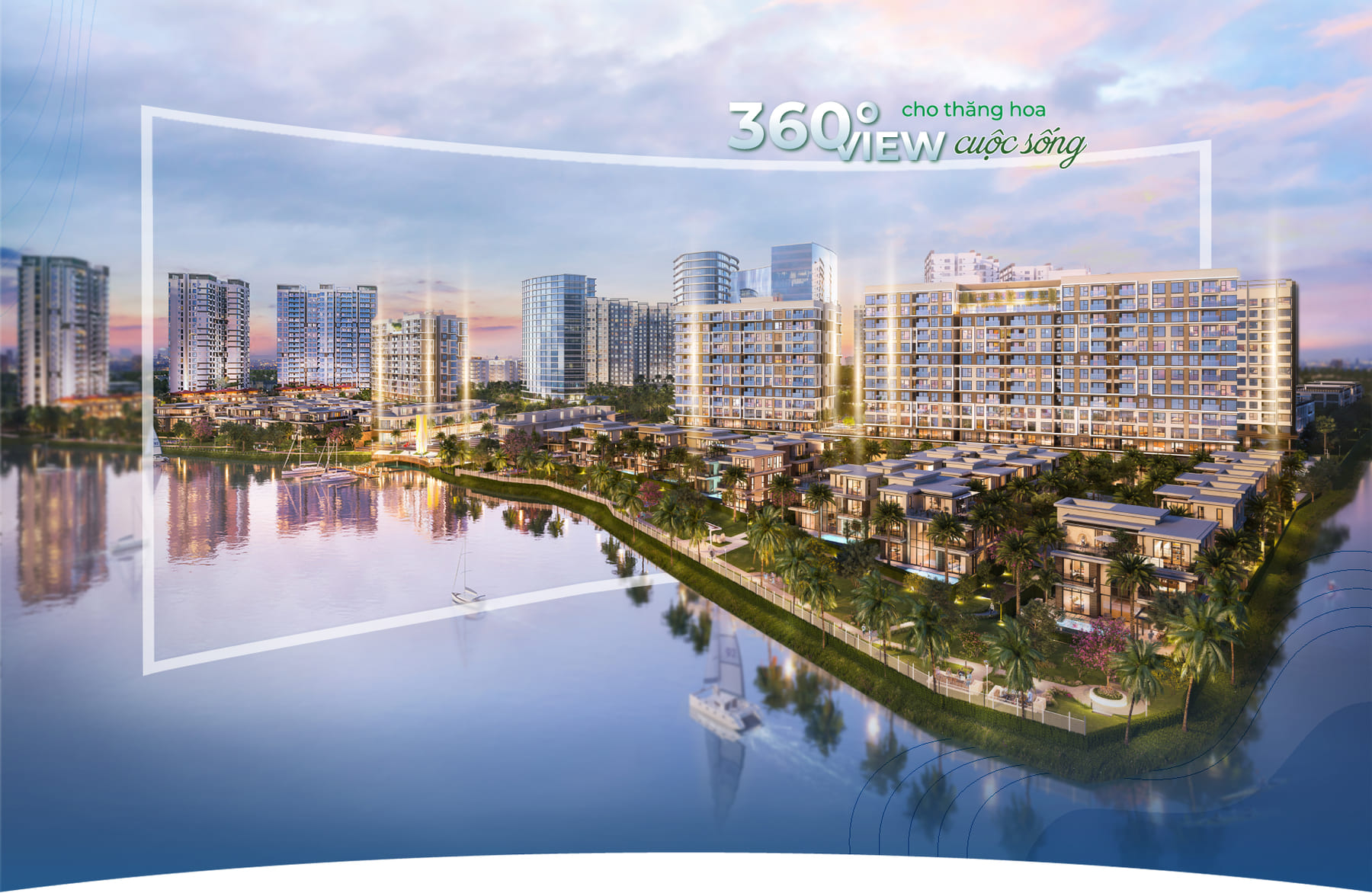 Phối cảnh phân khu Flora Panorama trong khu đô thị Mizuki Park