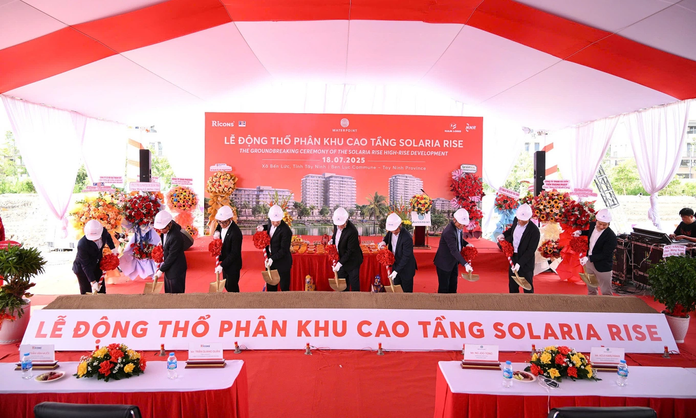 Nam Long động thổ khu căn hộ cao tầng Solaria Rise 1 Nam Long động thổ khu căn hộ cao tầng Solaria Rise (ảnh 1)