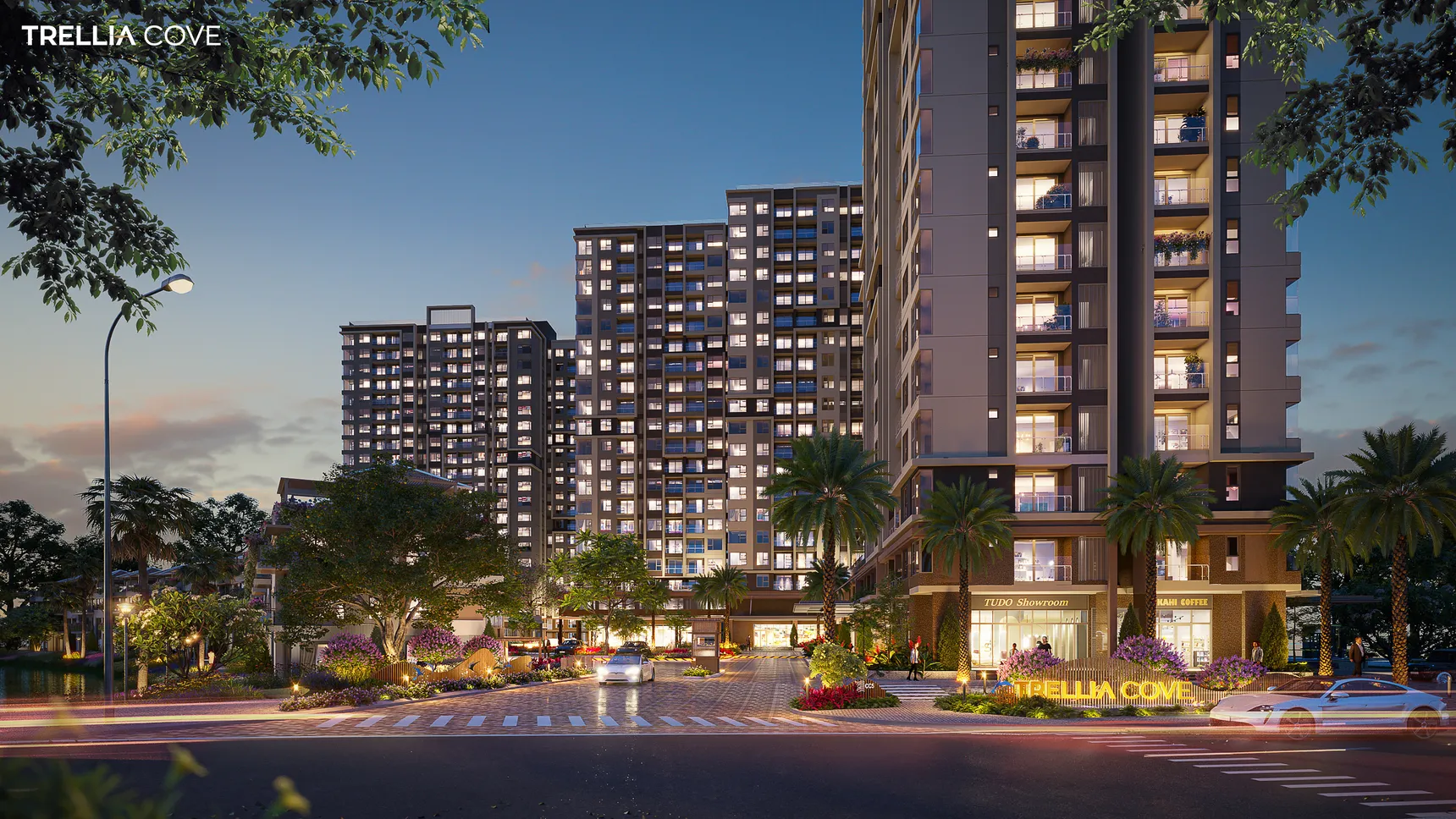 Tổng quan phân khu Trellia Cove trong khu đô thị