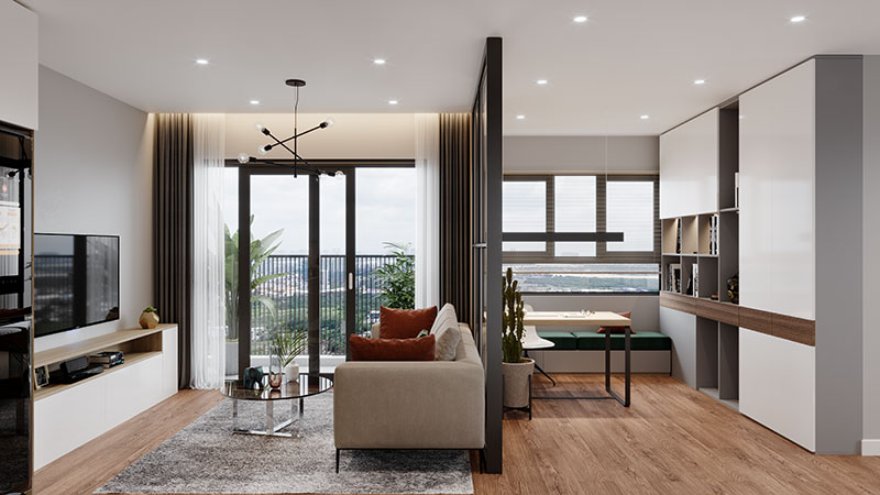 Thiết kế Imperia Green Paradise của MIK Group "Urban Park Residences" 2 Thiết kế căn hộ Imperia Green Paradise