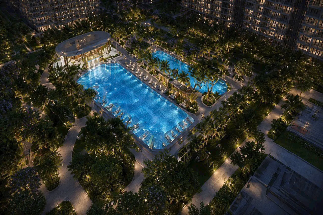 Hanoi Seasons Garden – Phân Tích Tiềm Năng Đầu Tư 3 Hồ bơi Hanoi seasons garden