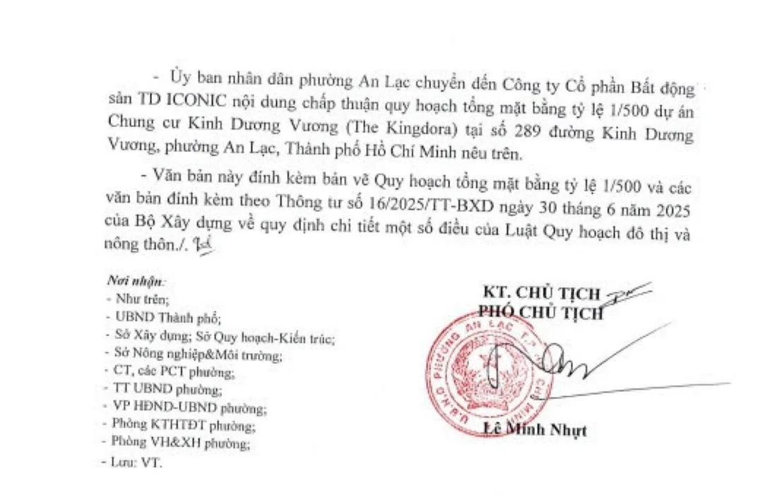 Bản vẽ quy hoạch 1/500 The Westique thể hiện định hướng phát triển hạ tầng dự án